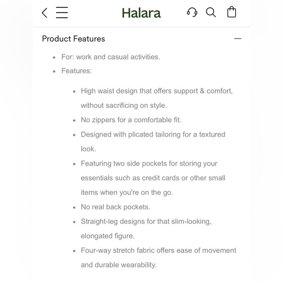 Halara High Waist Work Pants - Picture 9 of 15